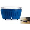 LotusGrill Barbecue a Carbonella Portatile XL Blu LG G435U BL LOTUS GRILL