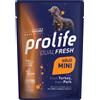 Prolife Cane Dual Fresh Adulto Mini Tacchino, Maiale & Riso Busta 100 Gr