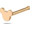 NovaNavel Piercing naso topolino in oro