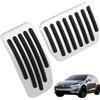 Zuahaly Set Di Pedali Antiscivolo Per Tesla Model 3 (Incluso Highland) E Model Y - Coperture in Alluminio E Gomma Per Pedale Dell'Aceleratore E Del Freno - Design Elegante E Sicuro Tesla Pedali