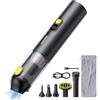 AUXITO Aspirabriciole Senza Fili - Aspirapolvere Auto 24000Pa,30 mins, 4 in 1 Ricaricabile Portatile Leggero Aspirabriciole,Mini Aspirapolvere Potente per Auto Casa Ufficio Peli di Domestici