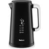 Tefal - KO8508 Smart N Light, Bollitore, 1,7 l, con display digitale, 5 impostazioni di temperatura, mantenimento calore, indicatore di temperatura reale, base girevole a 360°