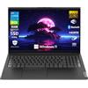Lenovo, Notebook Portatile, Display 15,6 Full HD, Intel Core i5-13420H, Ram 8GB DDR5, 256GB SSD NVMe - Pc Portatile Pronto all'uso con Win 11 Pro e Libre Office