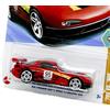 Hot Wheels Mazda RX-7 Drift '95 (JBB57) - 70's vs 90's serie 9/10, rosso con decalcomanie da corsa, scala 1:64, modello Mazda con licenza