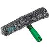 Unger ErgoTec Power - Lavastoviglie in Microfibra 100% Poliestere, con Manico a 2 componenti, Rivestimento in Velcro, per finestre Senza aloni, Colore: Nero BC450