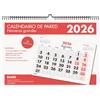 Dohe - Calendario da parete 2026-12 mesi da gennaio a dicembre, vista mensile, formato A3 (42 x 29,7 cm), doppia spirale, lingua spagnola, numeri grandi, pianificazione dell'anno, carta spessa 120 g