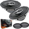 Hertz Mpx 690.3 Serie Mille Pro 2 Casse Altoparlanti Ovali Coassiali 3 Vie 260W
