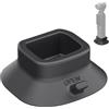 NEEWER BASICS Base a Ventosa Compatibile con Gimbal DJI Osmo Pocket 4 e 3,Supporto da Tavolo in Silicone ø 64mm Antiscivolo Morbido Stabile, Supporta la Ricarica Della Batteria Tramite Maniglia,AC023