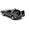 Jada Toys Delorean - Ritorno al futuro II in metallo, scala 1:32, modello da collezione con porte a battente tipo ala di gabbiano, replica ufficiale del film per fan da 8 anni (9332185314R00)