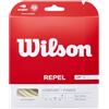 Wilson Repel 17 Corda da Tennis, Unisex, Natural, Set 12,2 m 1,25 mm | In multifilamento con fibre GORE ePTFE e 400D, corda da tennis per resistere all'umidità e mantenere la tensione nel tempo