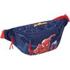 safta SPIDERMAN Marsupio con tasca esterna, ideale per giovani e bambini di diverse età, comodo e versatile, qualità e resistenza, 23 x 9 x 12 cm