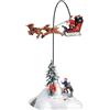 Lemax santa claus is coming to town, with 4.5v adaptor