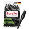 Karella Pro-Tip - Punte per freccette morbide con filettatura 2BA, 1000 pezzi, colore: Nero