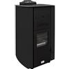 Stufe A Pellet Italia Asia 22 kW - 5 Stelle - Pulizia Automatica Colore: Nero