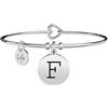 KIDULT - Bracciale Donna - Iniziale F | Emozioni - 231555F