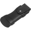 M METERXITY Guaina per coltello, portatile in pelle PU, con passante per cintura, per esterni, bushcraft, campeggio, pesca, orizzontale [nero]