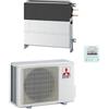 Mitsubishi Climatizzatore Condizionatore Mitsubishi a Pavimento ad Incasso SFZ-M35VA 12000 BTU INVERTER NOVITÁ classe A++/A+ CON COMANDO A FILO