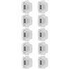 Qiilu Rondelle di modanature per porte, 10 pezzi di plastica per porta dell'auto, inserire, strisce di modanatura, clip, salsicce per schede dock per E46 E90 E91 E92 E93 E93