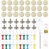 Adiwo Kit Riparazione Cielo Auto, 72 PCS Vite per Riparazione Tetto Auto, Set di Riparazione Cielo Auto con Spille, Cacciavite, Metro a Nastro per Tutte Auto Riparazione Cielo Auto (Beige)