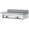 D.L. SERVICE Cuocipiadina a gas 8 piadine da banco con Piano in Pietra Refrattaria - cm 125 x 73 x 44 h