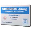 EG SpA Simecrin - Gonfiore e Meteorismo - 50 compresse masticabili - 40 mg
