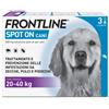 BOEHRINGER ING.ANIM.H.IT.SpA Frontline Spot On Cani x3 Pipette, Antiparassitario per Cani e Cuccioli (20-40Kg), Contro Pulci, Zecche E Pidocchi