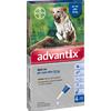 ELANCO ITALIA SpA Advantix Spot-On Cani PER CANI oltre i 25 Kg fino ai 40 Kg 4 Pipette Monodose 25-40