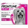 BOEHRINGER ING.ANIM.H.IT.SpA Frontline Tri Act x3 Pipette, Antiparassitario Per Cani e Cuccioli (Taglia XS 2-5Kg) Contro Pulci, Zecche, Zanzare, Pappataci e Leishmaniosi