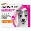 BOEHRINGER ING.ANIM.H.IT.SpA Frontline Tri Act x3 Pipette, Antiparassitario Per Cani e Cuccioli (Taglia S 5-10Kg) Contro Pulci, Zecche, Zanzare, Pappataci e Leishmaniosi