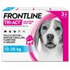 BOEHRINGER ING.ANIM.H.IT.SpA Frontline Tri Act x3 Pipette, Antiparassitario Per Cani e Cuccioli (Taglia M 10-20Kg) Contro Pulci, Zecche, Zanzare, Pappataci e Leishmaniosi