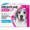BOEHRINGER ING.ANIM.H.IT.SpA Frontline Tri Act x6 Pipette, Antiparassitario Per Cani e Cuccioli (Taglia M 10-20Kg) Contro Pulci, Zecche, Zanzare, Pappataci e Leishmaniosi