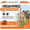 BOEHRINGER ING.ANIM.H.IT.SpA FRONTPRO x3 Compresse Masticabili Antiparassitario Per Cani (4-10Kg) Contro Pulci e Zecche