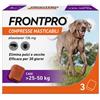 BOEHRINGER ING.ANIM.H.IT.SpA FRONTPRO x3 Compresse Masticabili Antiparassitario Per Cani (25-50Kg) Contro Pulci e Zecche