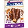 NUTRITION & SANTE' ITALIA SpA Pesoforma Barrette Cioccolato e Caramello - 6 Pasti sostitutivi per perdita e mantenimento del peso corporeo - 12 barrette - SCADENZA 30 SETTEMBRE 2026