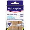 BEIERSDORF SpA Hansaplast Cerotti Extra Power, Cerotto striscia con elevato potere adesivo, 8 pezzi da 80 x 6 cm