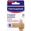 BEIERSDORF SpA Hansaplast Elastic Finger Strips, Cerotti dita extra lunghi, elastici e flessibili, 16 pezzi