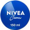 NIVEA (BEIERSDORF SpA) Nivea Creme 150 ml, Crema idratante corpo, viso e mani multiuso con Eucerit, Glicerina e Pantenolo
