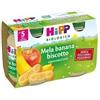 HIPP ITALIA Srl Hipp Bio Merenda Mela Banana e Biscotto 2 x 125 g