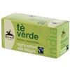 ALCE NERO SpA Alce Nero Tè Verde Biologico 20 Filtri