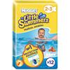KIMBERLY CLARK ITALIA Huggies Little Swimmers Pannolino Costumino Bambini Taglia Small 3-8 Kg 12 Pannolini