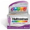HALEON ITALY Srl Multicentrum Donna 50+ Integratore Alimentare Multivitaminico Multiminerale Calcio Ferro Zinco 30Cpr