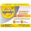 BAYER SpA Supradyn Magnesio e Potassio Integratore Multivitaminico con Vitamine B, Vitamina C e Minerali, in caso di Caldo, Afa e Sport, Gusto Arancia, 14 Bustine Effervescenti
