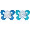 CHICCO (ARTSANA SpA) Chicco Physio Comfort Night Succhietti Silicone 16-36m Blu 2 Pezzi