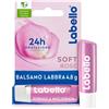 BEIERSDORF SpA Labello Soft Rosé 4.8 g, Burrocacao labbra colorato e idratante con Estratto di Rosa