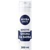 NIVEA (BEIERSDORF SpA) Nivea Men Sensitive Schiuma da Barba 200 ml, Schiuma per una rasatura delicata della pelle sensibile