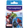 BEIERSDORF SpA Hansaplast Cerotti Marvel, Cerotti bambini impermeabili e delicati, 20 pezzi in 2 formati
