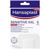 BEIERSDORF SpA Hansaplast Cerotti Sensitive XXL, Cerotti medicazione per ferite medio-grandi, 5 pezzi da 8 x 10 cm