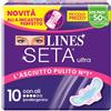 FATER SpA LINES SETA ULTRA ALI - ASSORBENTI NOTTE E FLUSSO ABBONDANTE 10PZ