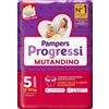 FATER SpA PAMPERS Progressi Mutandino Taglia 5 Junior dai 12 ai 18kg