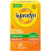 BAYER SpA Supradyn Ricarica No Stress Integratore Multivitaminico con Magnesio ed Estratti Vegetali di Rhodiola e Melissa per combattere la Stanchezza Fisica e Mentale, Gusto Limone, 20 Bustine